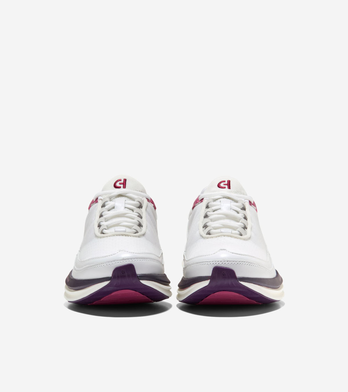 Women's ØriginalGrand Quadstar 2.0 Running Sneakers-White-Rose Wine-Ivory