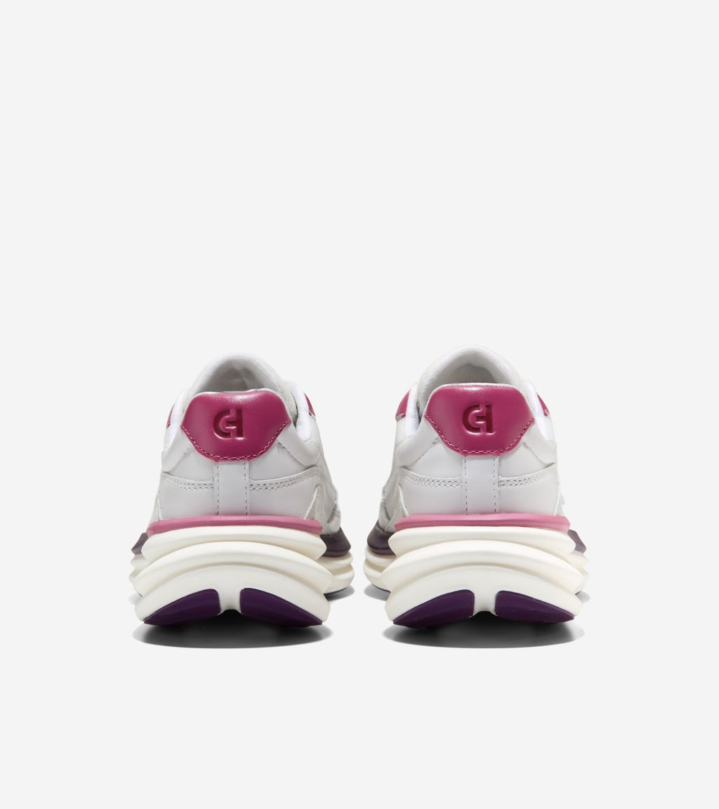Women's ØriginalGrand Quadstar 2.0 Running Sneakers-White-Rose Wine-Ivory