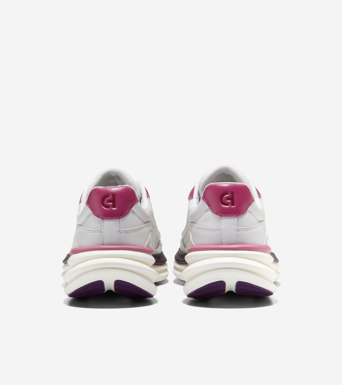 Women's ØriginalGrand Quadstar 2.0 Running Sneakers-White-Rose Wine-Ivory
