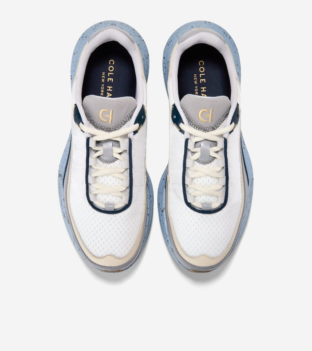 Men's ØriginalGrand Quadstar 2.0 Running Sneakers-White-Ultimate Gray-Blue Fog