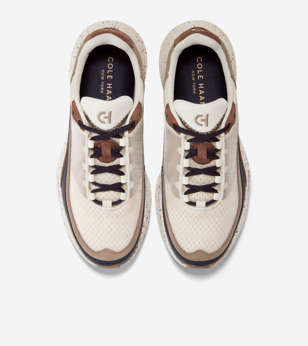 Men's ØriginalGrand Quadstar 2.0 Running Sneakers-Ivory-Navy Blazer-Chestnut