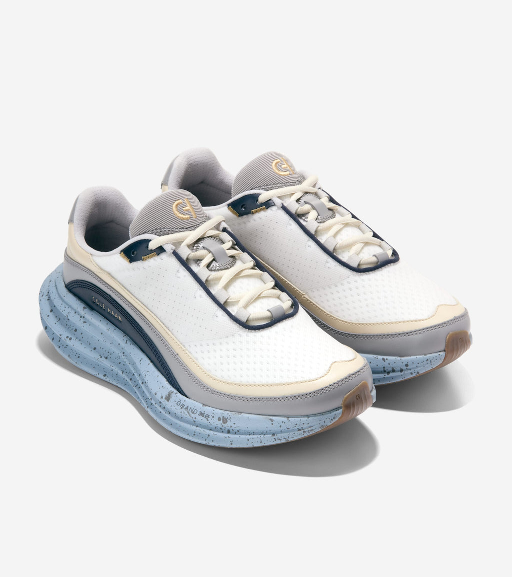 Men's ØriginalGrand Quadstar 2.0 Running Sneakers-White-Ultimate Gray-Blue Fog