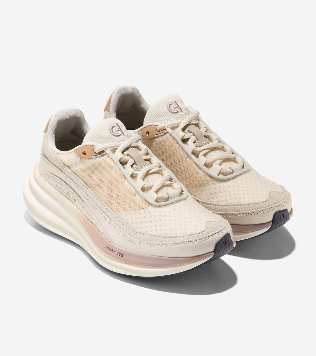 Women's ØriginalGrand Quadstar 2.0 Running Shoes-Ivory-Tuscan Sand