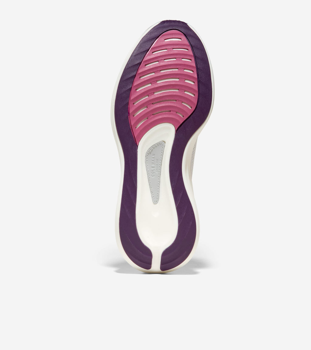 Women's ØriginalGrand Quadstar 2.0 Running Sneakers-White-Rose Wine-Ivory