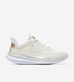 Women's ØriginalGrand Quadstar Running Sneakers-Ivory-Vachetta-Optic White
