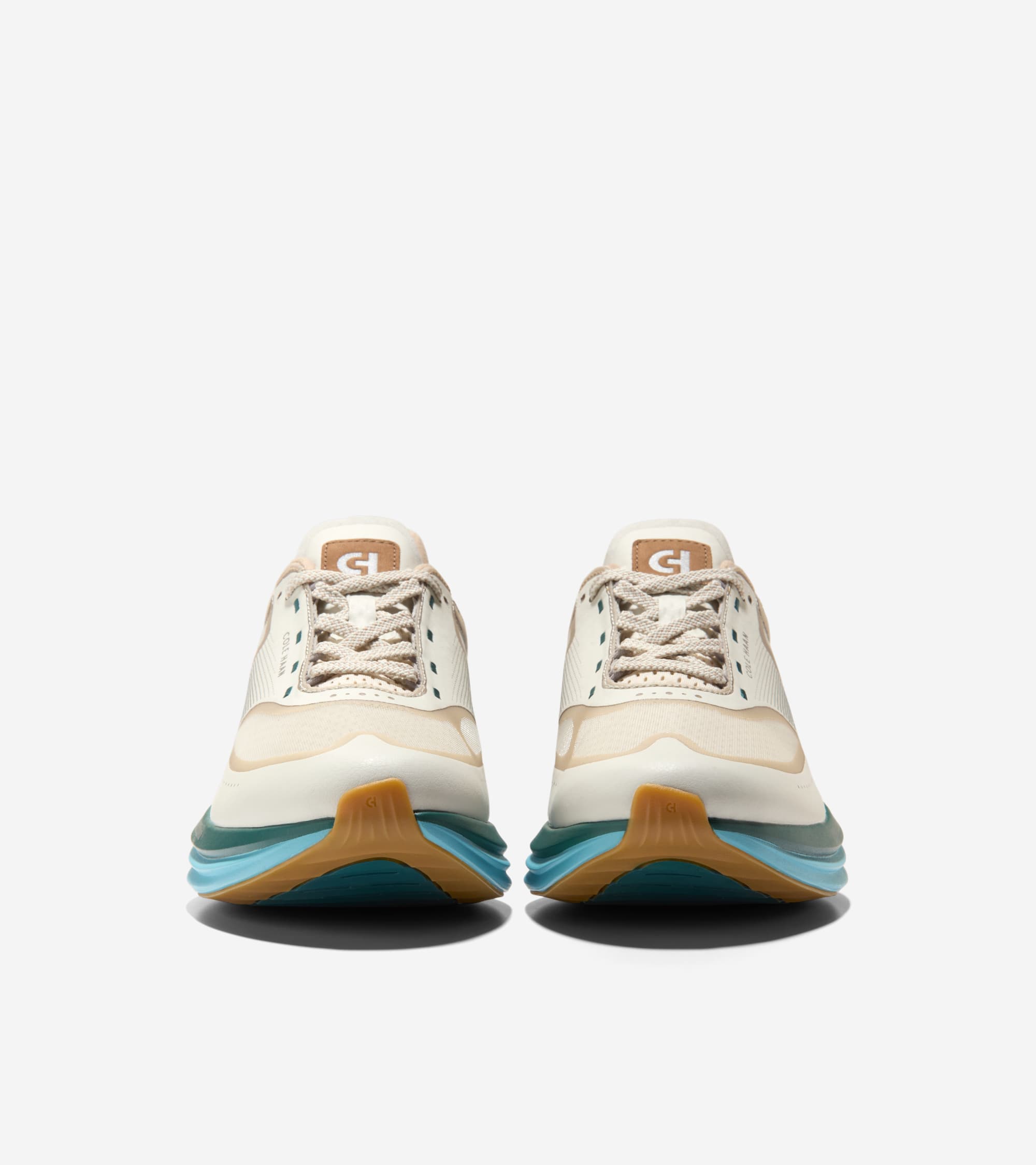 Men's ØriginalGrand Quadstar Running Sneakers in Beige, blue