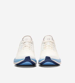 Men's ØriginalGrand Quadstar Running Sneakers-White-Vista Blue-Pumice Stone