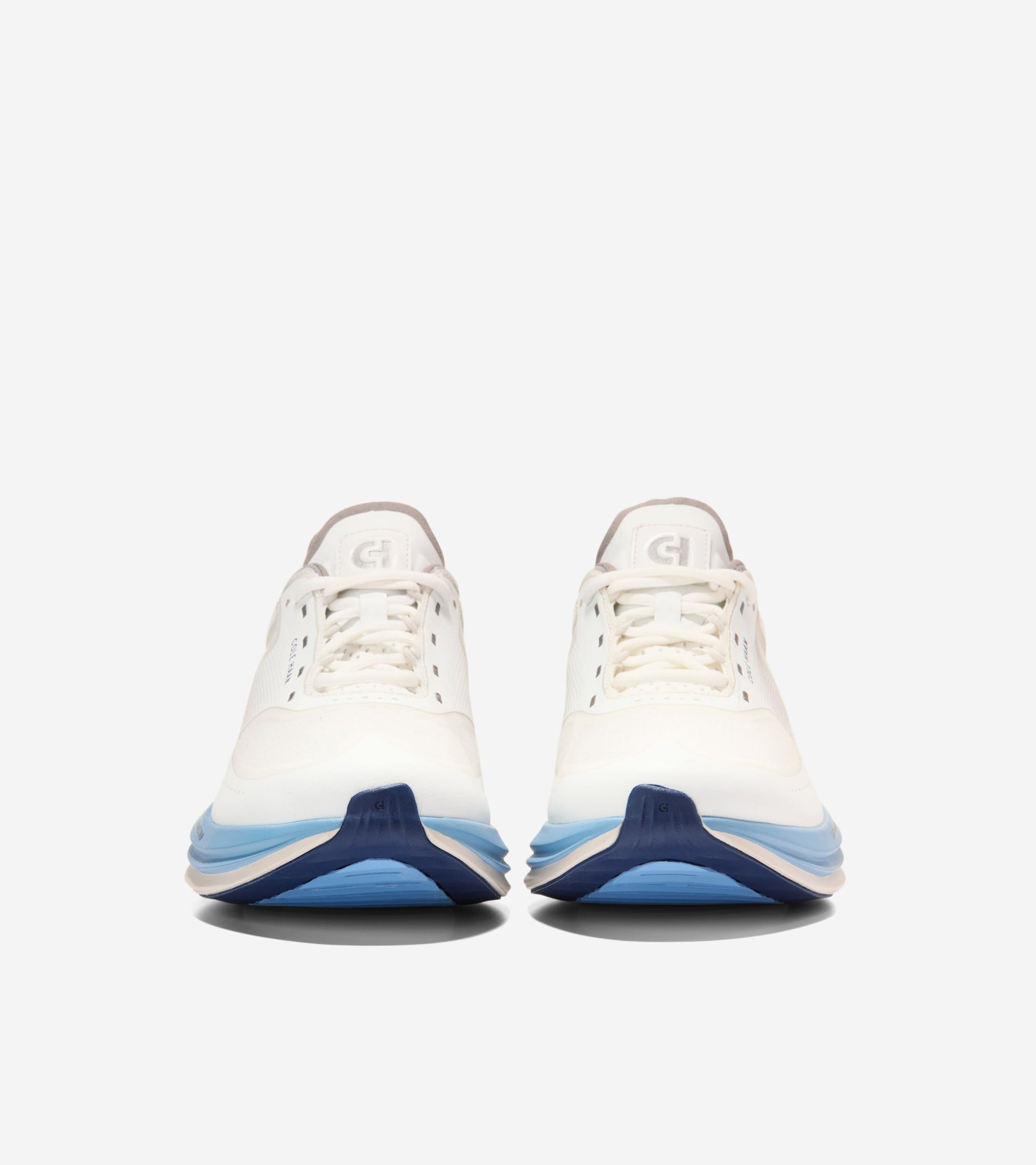 Men's ØriginalGrand Quadstar Running Sneakers-White-Vista Blue-Pumice Stone