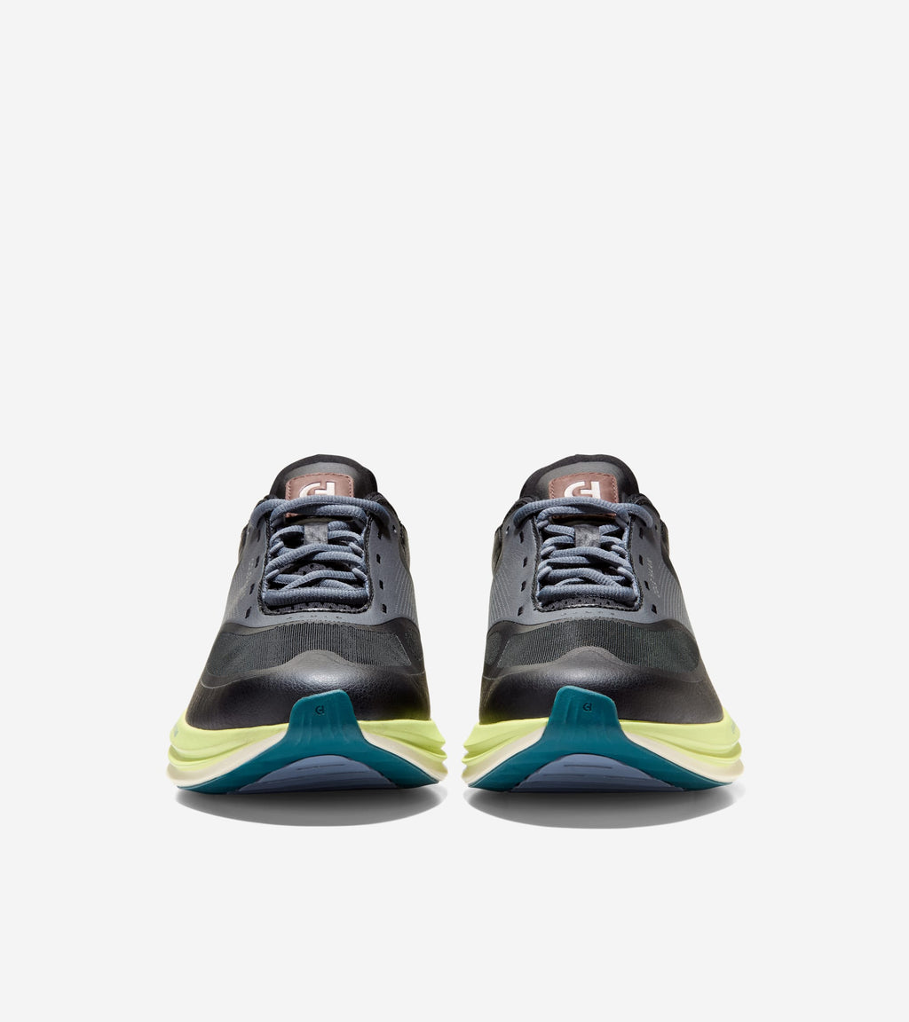 Men's ØriginalGrand Quadstar Running Sneakers-Black-Citron-Ivory