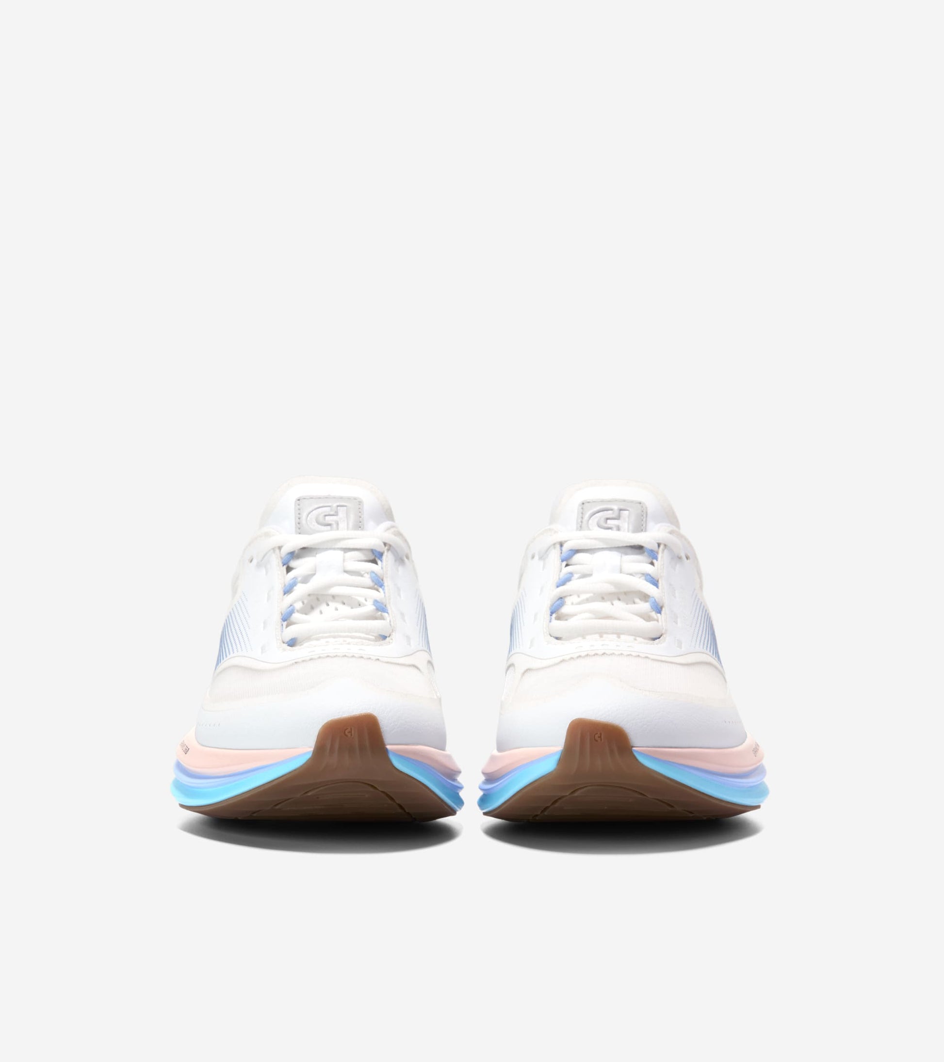 Women's ØriginalGrand Quadstar Running Sneakers-White-Harbor Mist-Sky Blue
