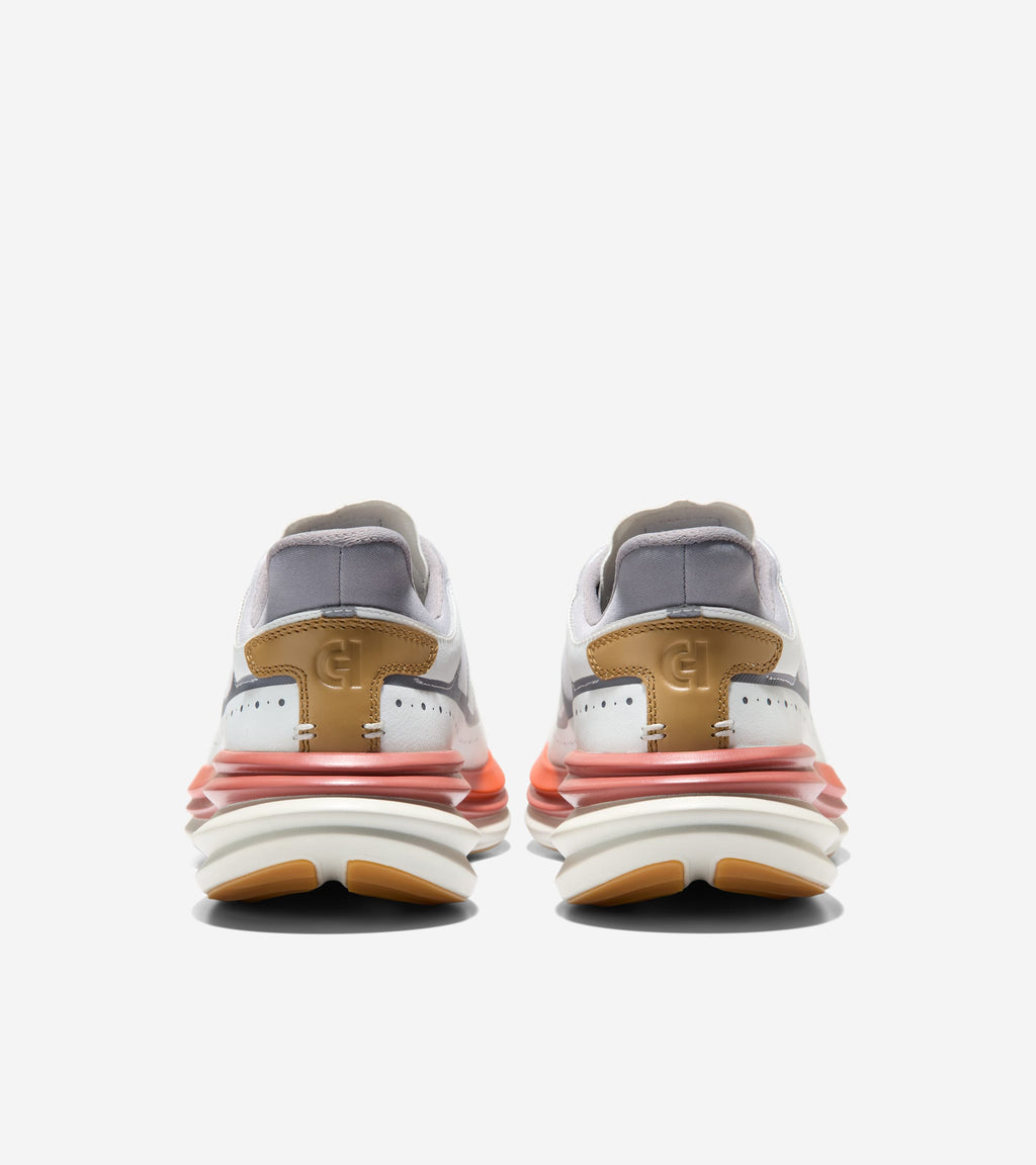 Men's ØriginalGrand Quadstar Running Sneakers-White-Titanium-Silver Birch