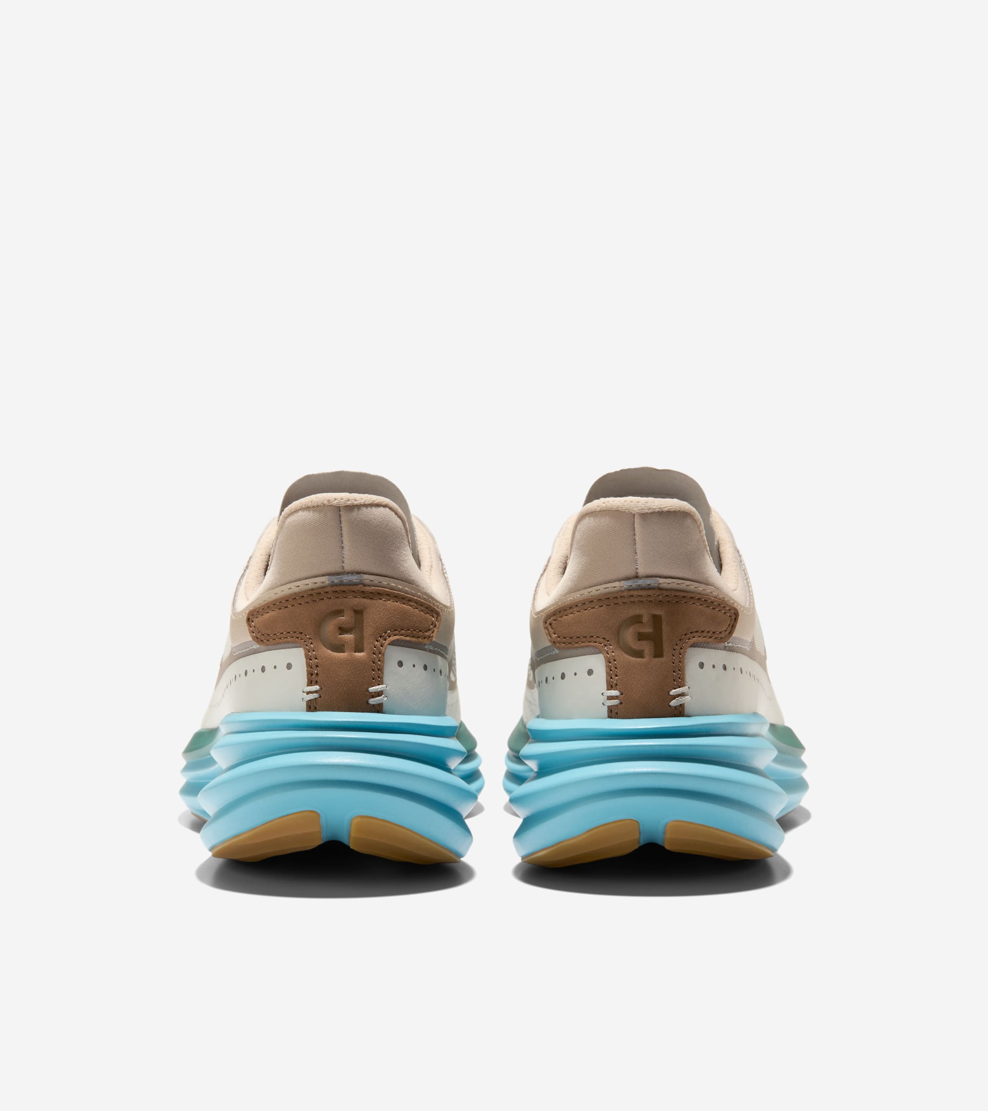 Men's ØriginalGrand Quadstar Running Sneakers in Beige, blue