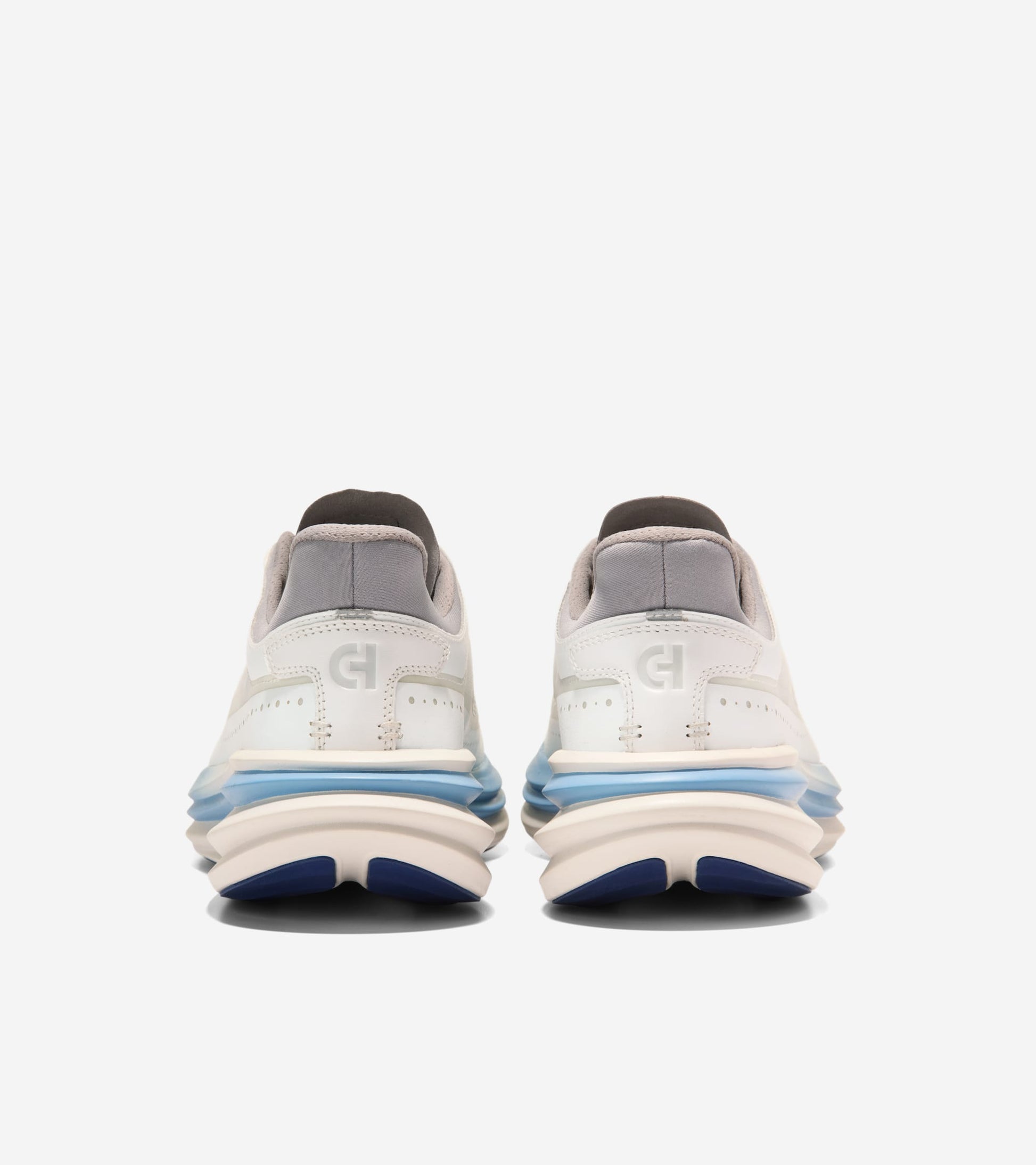 Men's ØriginalGrand Quadstar Running Sneakers-White-Vista Blue-Pumice Stone