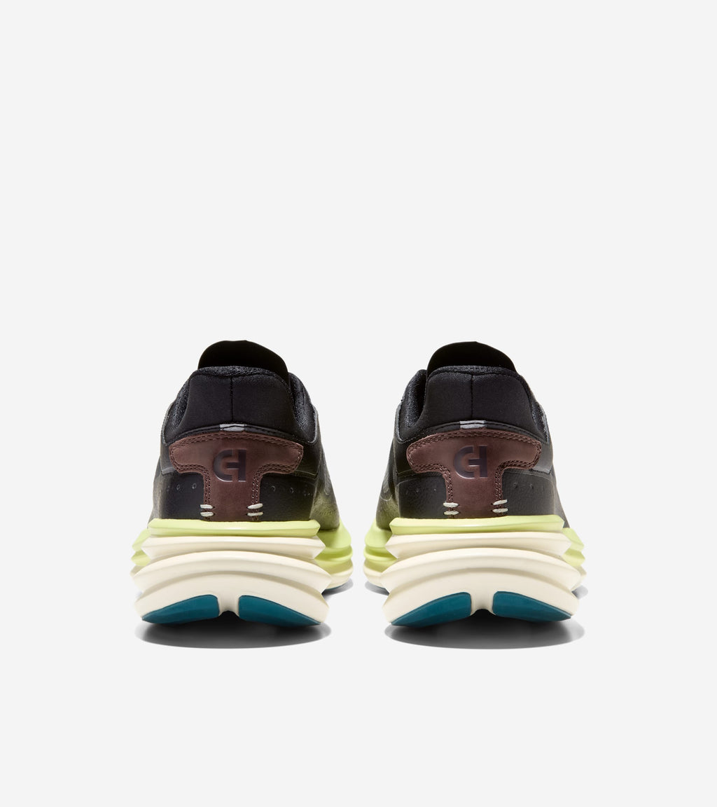 Men's ØriginalGrand Quadstar Running Sneakers-Black-Citron-Ivory