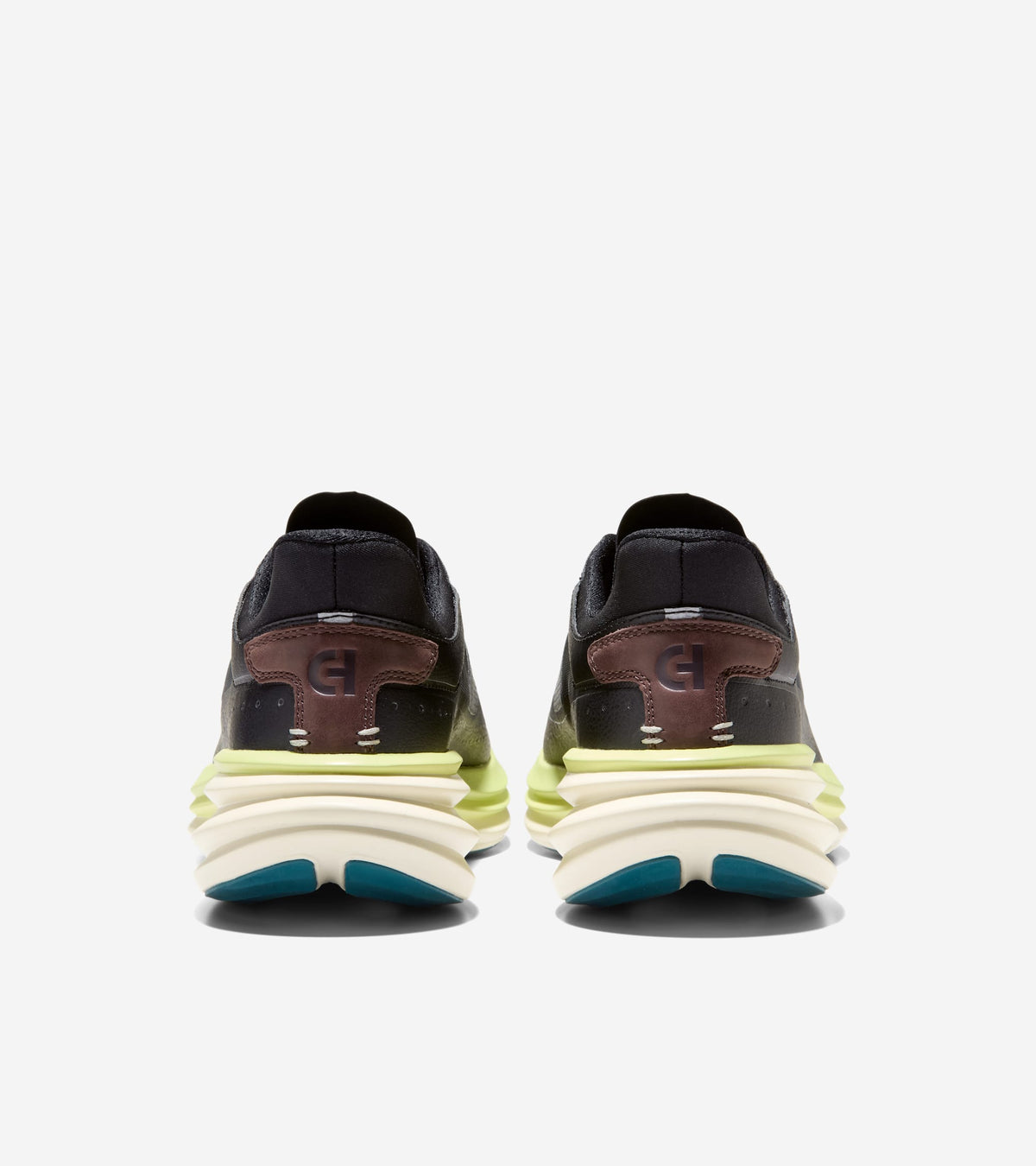 Men's ØriginalGrand Quadstar Running Sneakers-Black-Citron-Ivory