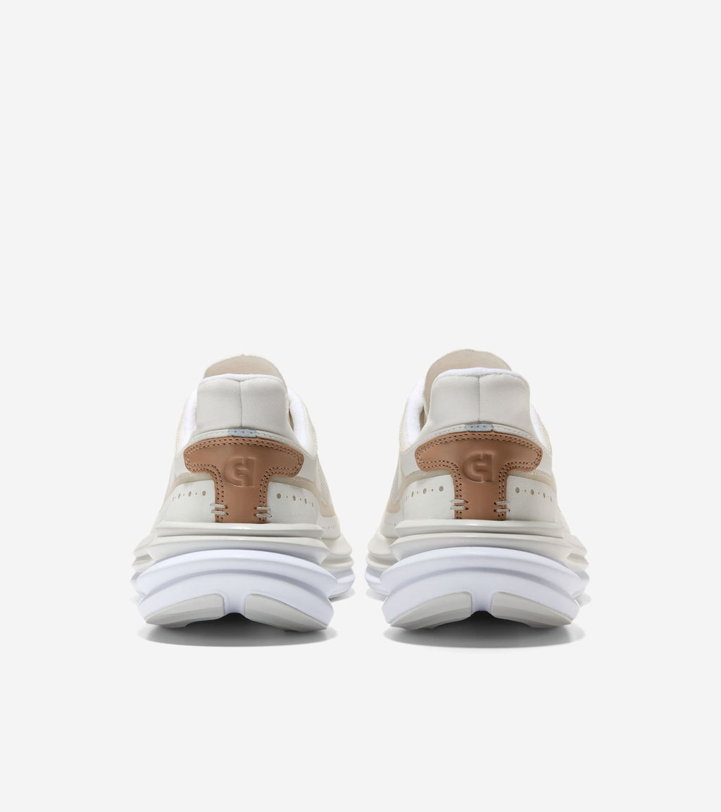 Women's ØriginalGrand Quadstar Running Sneakers-Ivory-Vachetta-Optic White