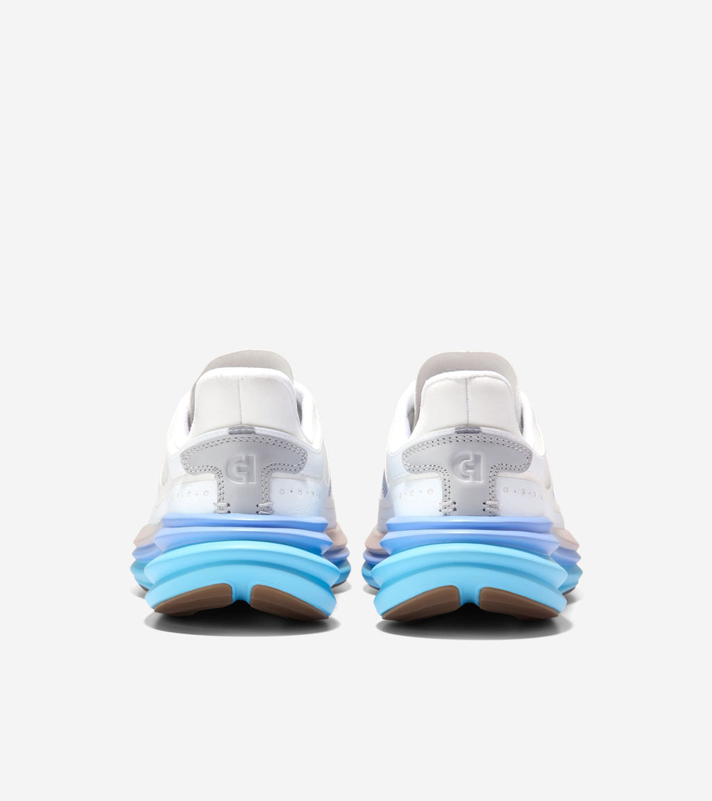 Women's ØriginalGrand Quadstar Running Sneakers-White-Harbor Mist-Sky Blue