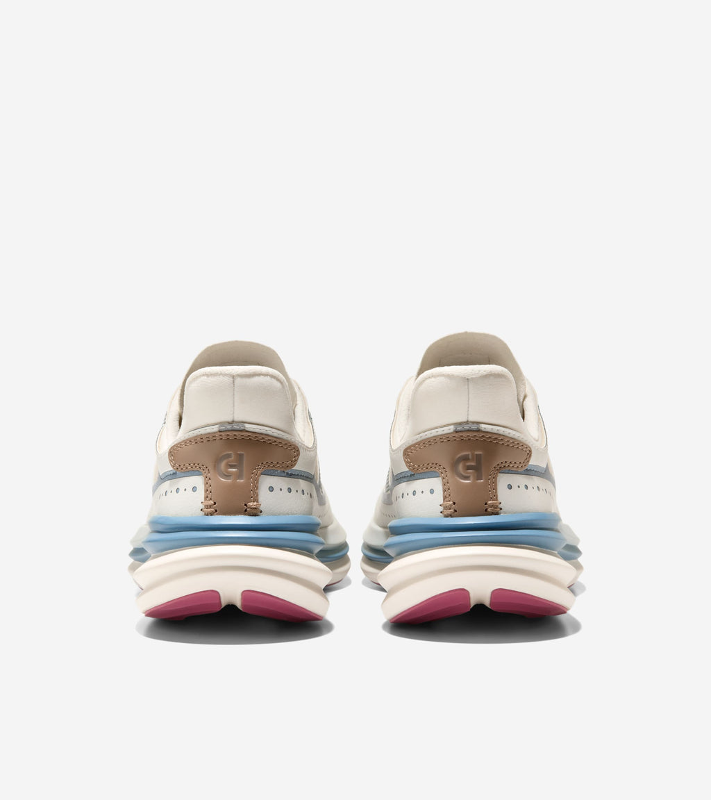 Women's ØriginalGrand Quadstar Running Sneakers-Ivory-Provincial Blue