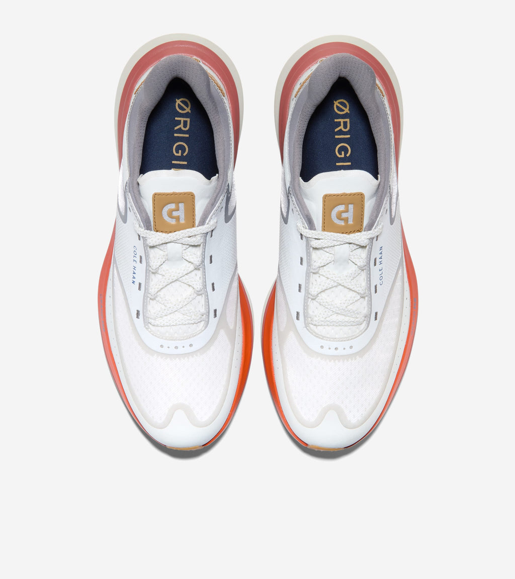 Men's ØriginalGrand Quadstar Running Sneakers-White-Titanium-Silver Birch