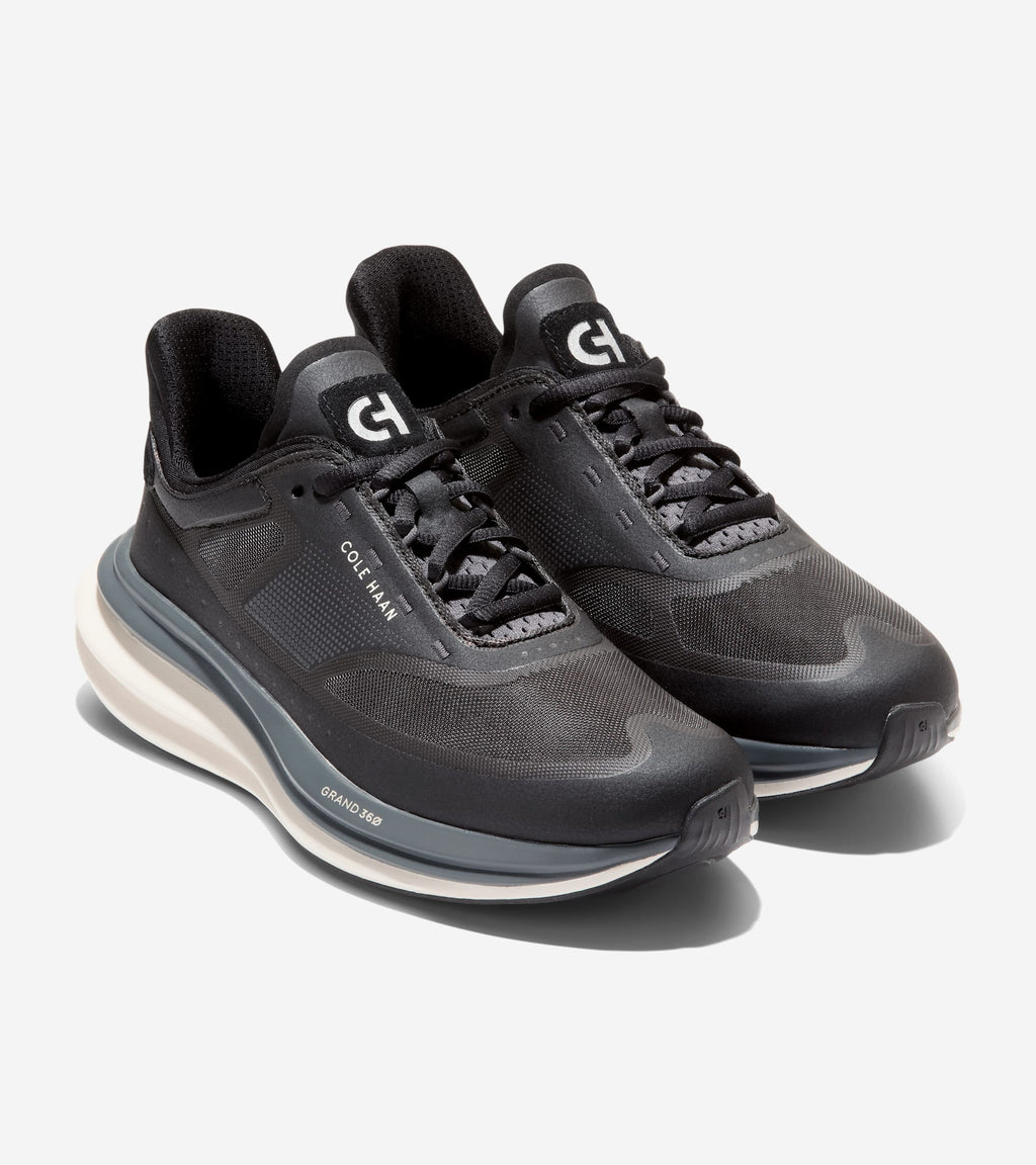 Women's ØriginalGrand Quadstar Running Sneakers-Black-Ivory