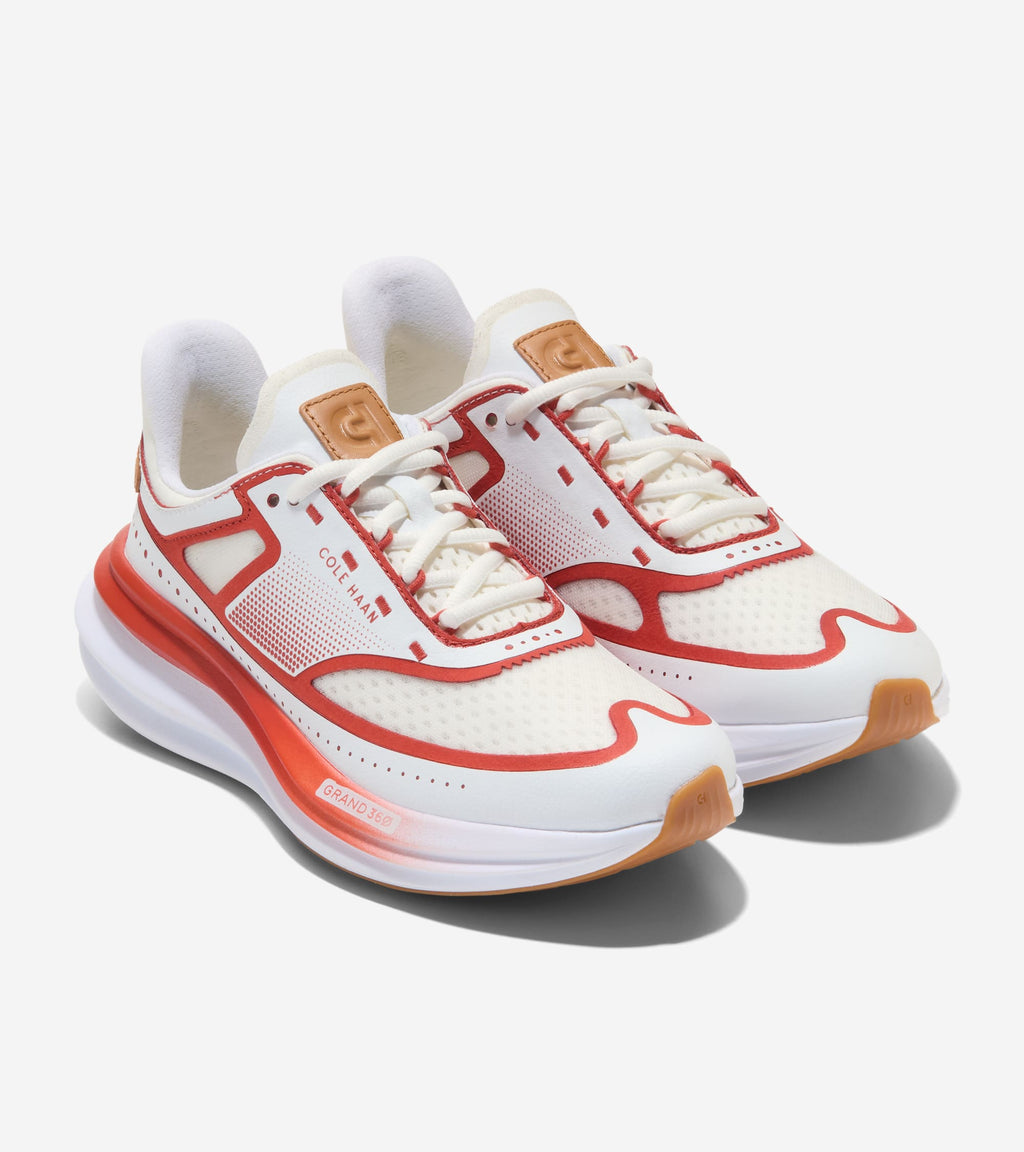 Women's ØriginalGrand Quadstar Running Shoe-White-Summer Fig-Biscuit