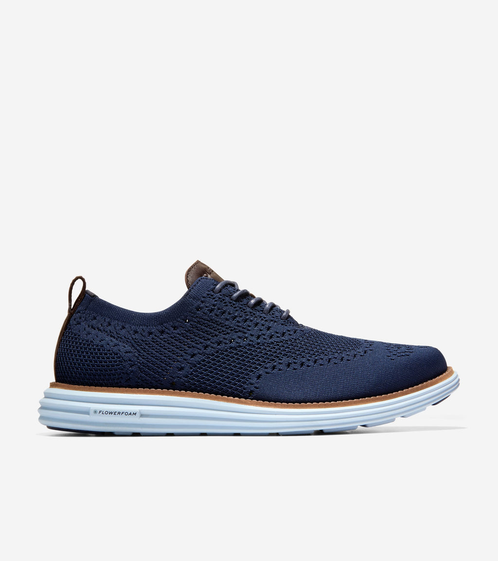 Men's ØriginalGrand Remastered Stitchlite™ Oxfords-Navy Blazer-Dark Natural