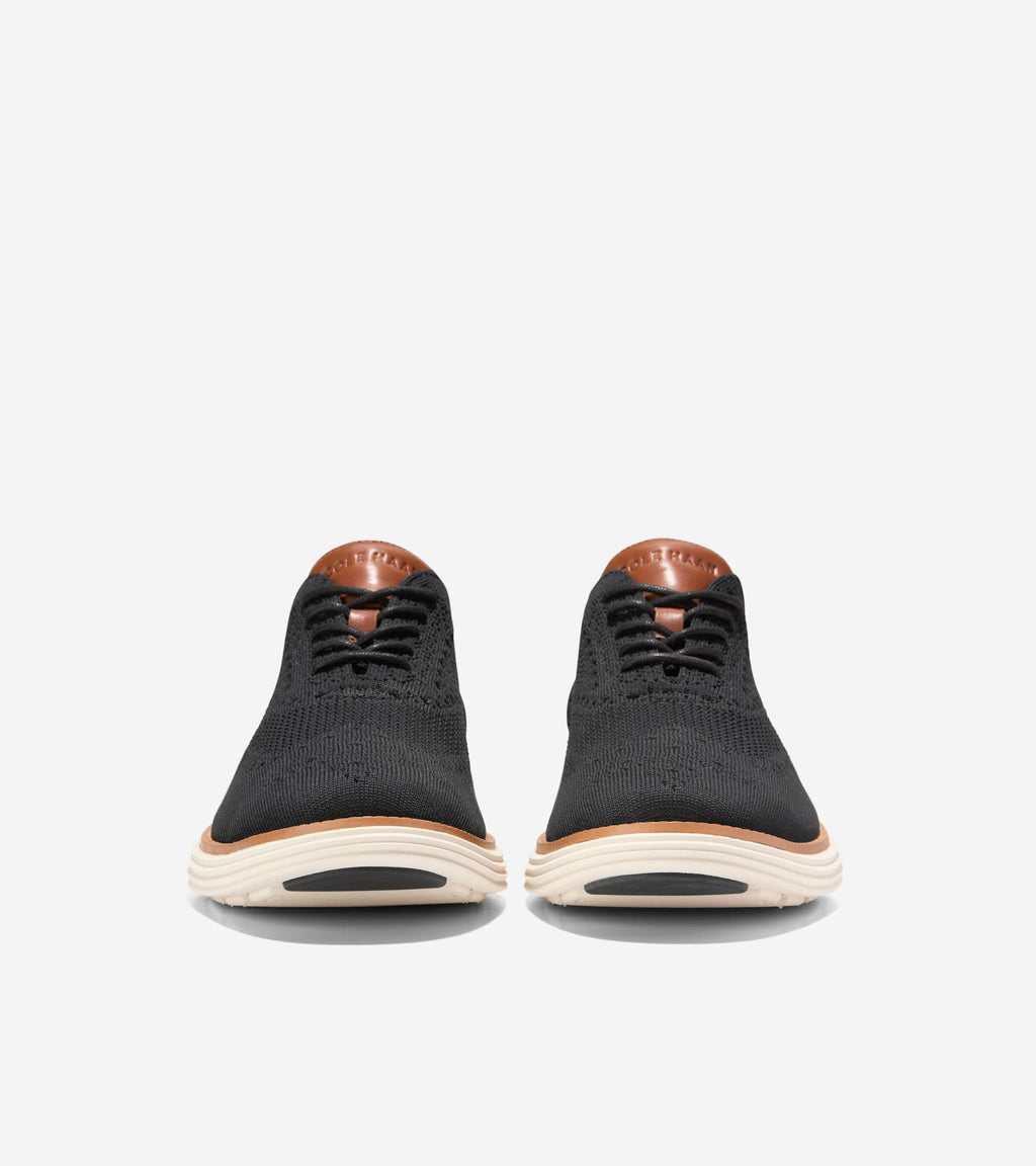 Men's ØriginalGrand Remastered Stitchlite™ Oxfords-Black-British Tan-Silver