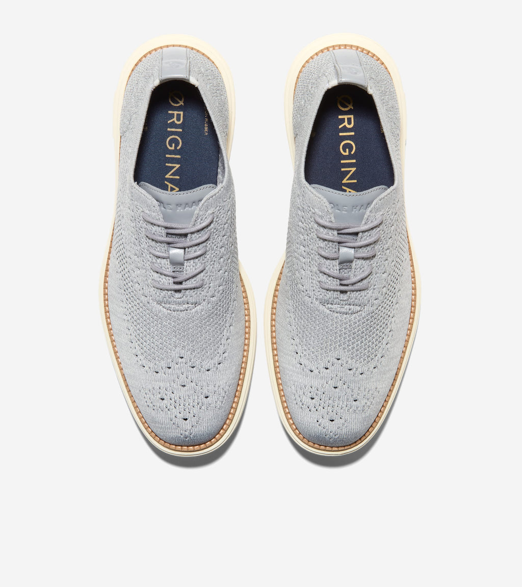 Men's ØriginalGrand Remastered Stitchlite™ Oxfords-Oyster Mushroom-Ultimate Gray