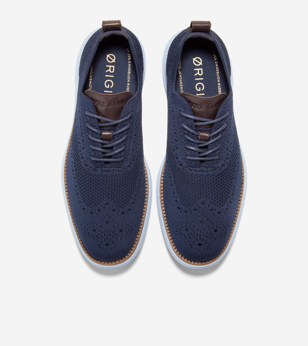 Men's ØriginalGrand Remastered Stitchlite™ Oxfords-Navy Blazer-Dark Natural