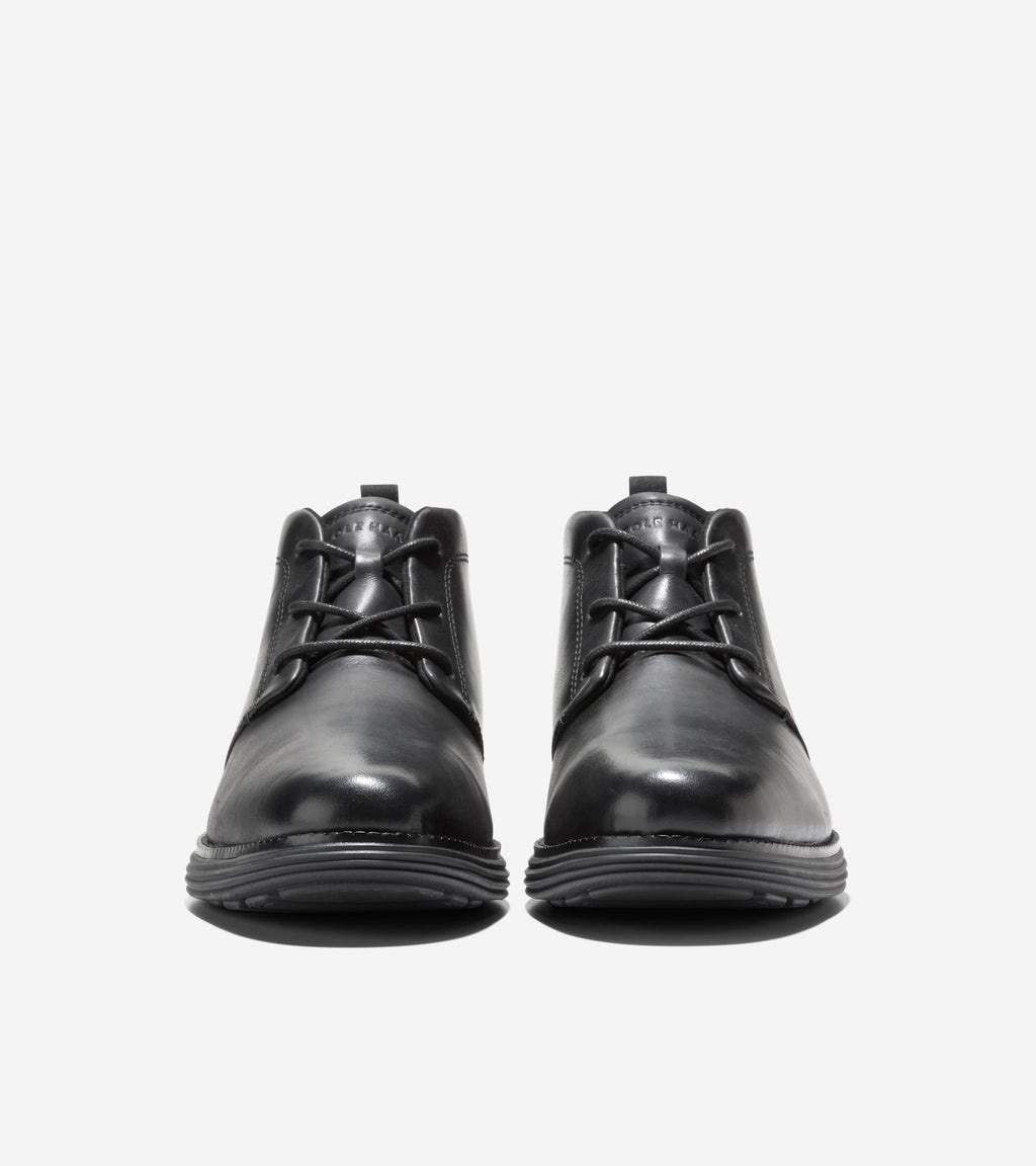 Cole Haan Men's Øriginal Grand Remastered Waterproof Chukka Boots - Black Cole Haan Men's Øriginal Grand Remastered Waterproof Chukka Boots - Black