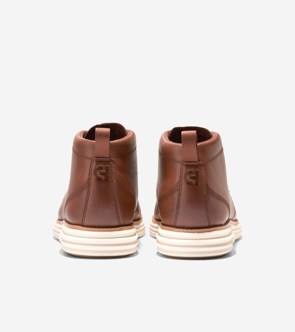 Men's ØriginalGrand Remastered Waterproof Chukka Boots-Woodbury-Ivory