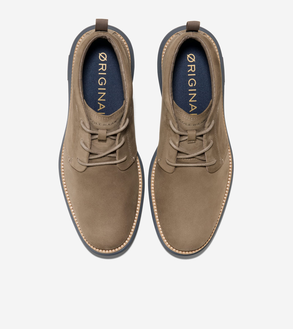 Men's ØriginalGrand Remastered Waterproof Chukka Boots-Irish Coffee-Gray Pinstripe