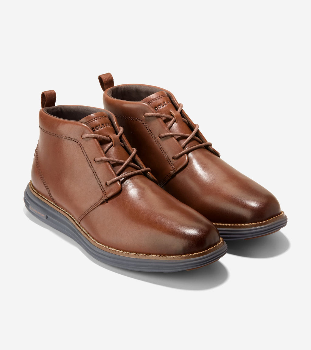 Men's ØriginalGrand Remastered Waterproof Chukka Boots-Woodbury-Dark Roast