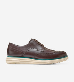 Chaussures Oxford Cole Haan Grand OS Watson Wingtip - Taille 10.5 M Marron Cuir - Occasion Excellent état