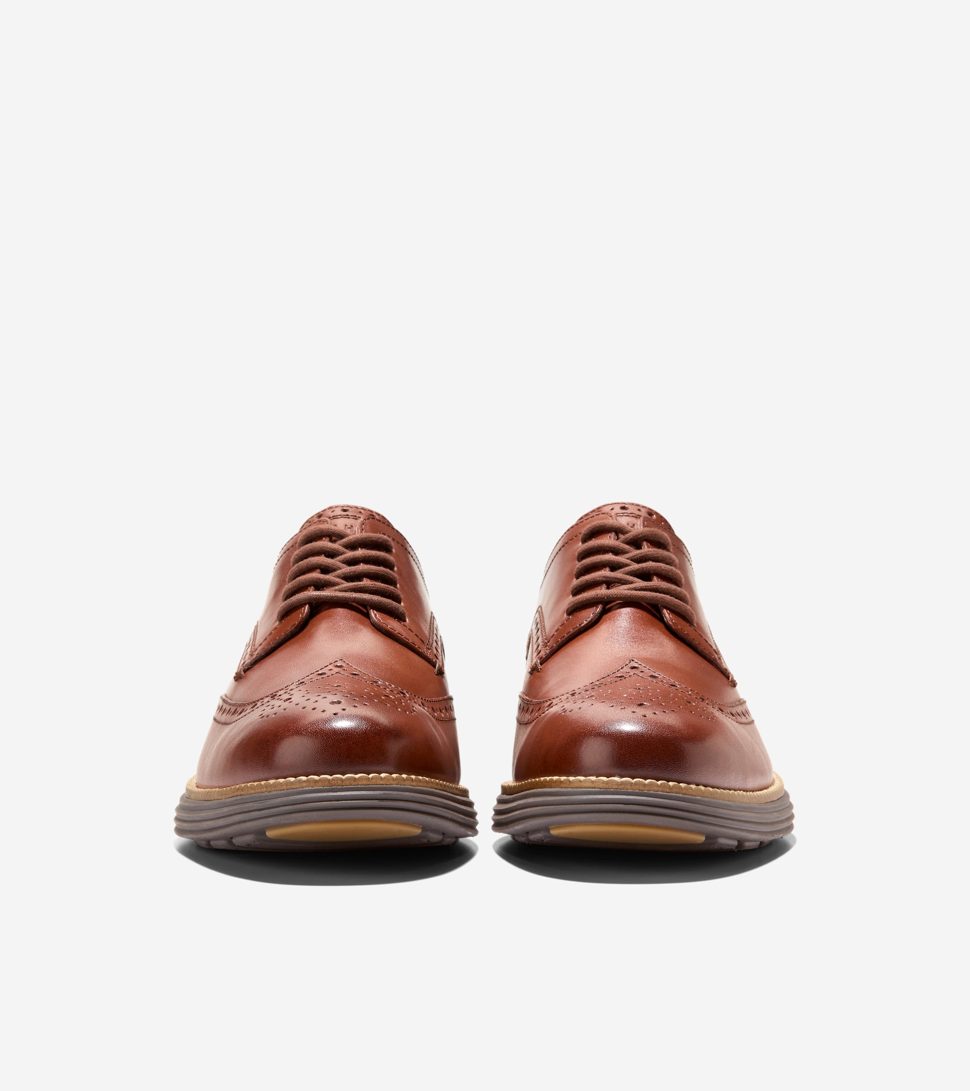Men's ØriginalGrand Remastered Wingtip Oxfords in Brown | Cole Haan