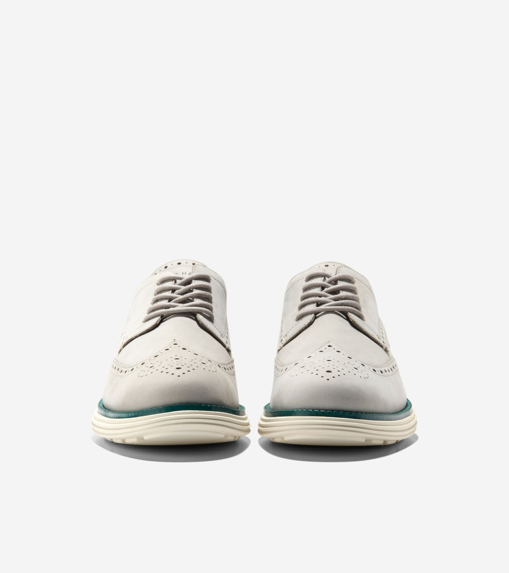 Men's ØriginalGrand Remastered Wingtip Oxfords-Dove-Mediterranea-Ivory