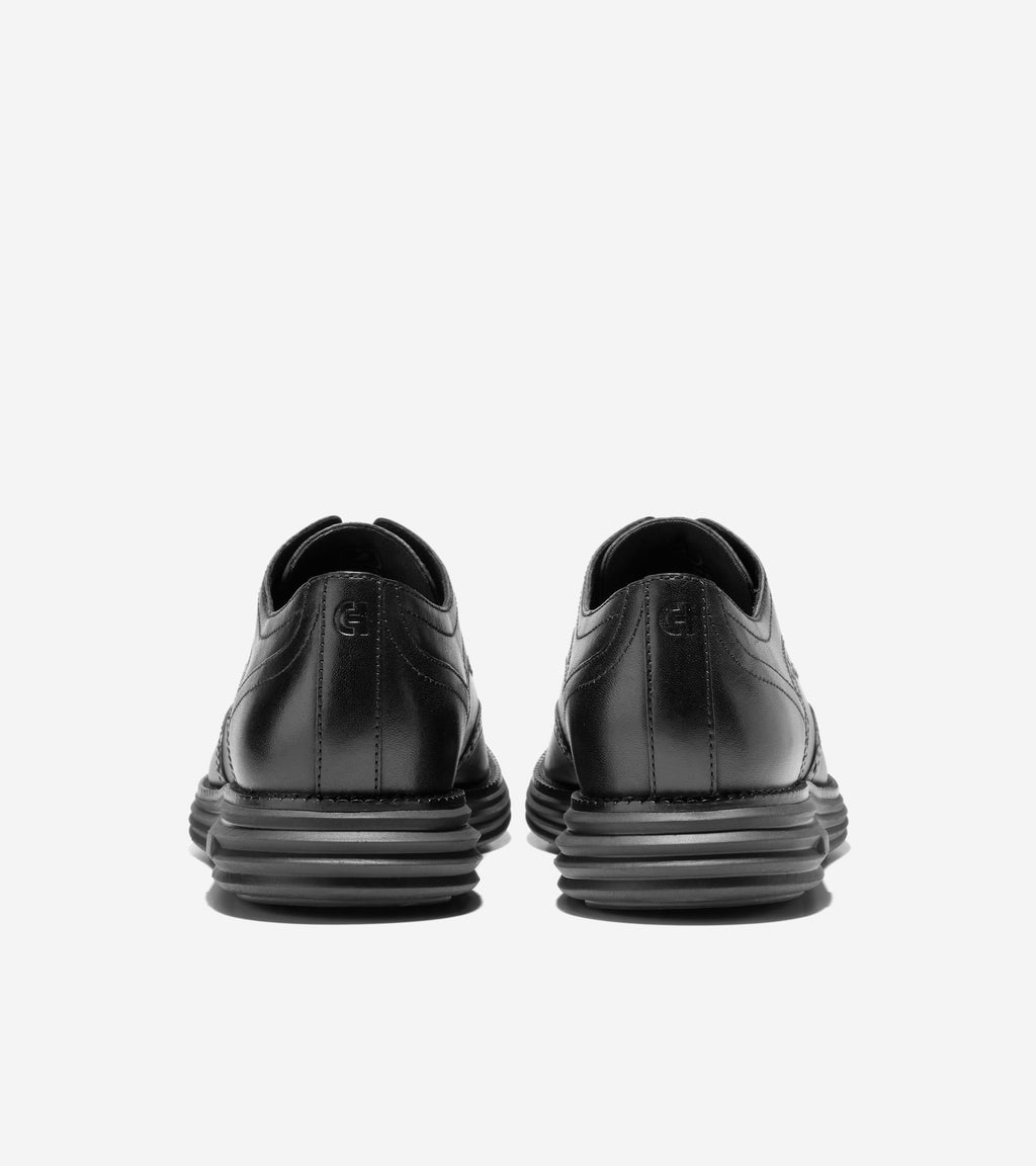Cole Haan Men's riginalgrand Ultra Waterproof Wingtip Oxfords in Black for Men | Lyst