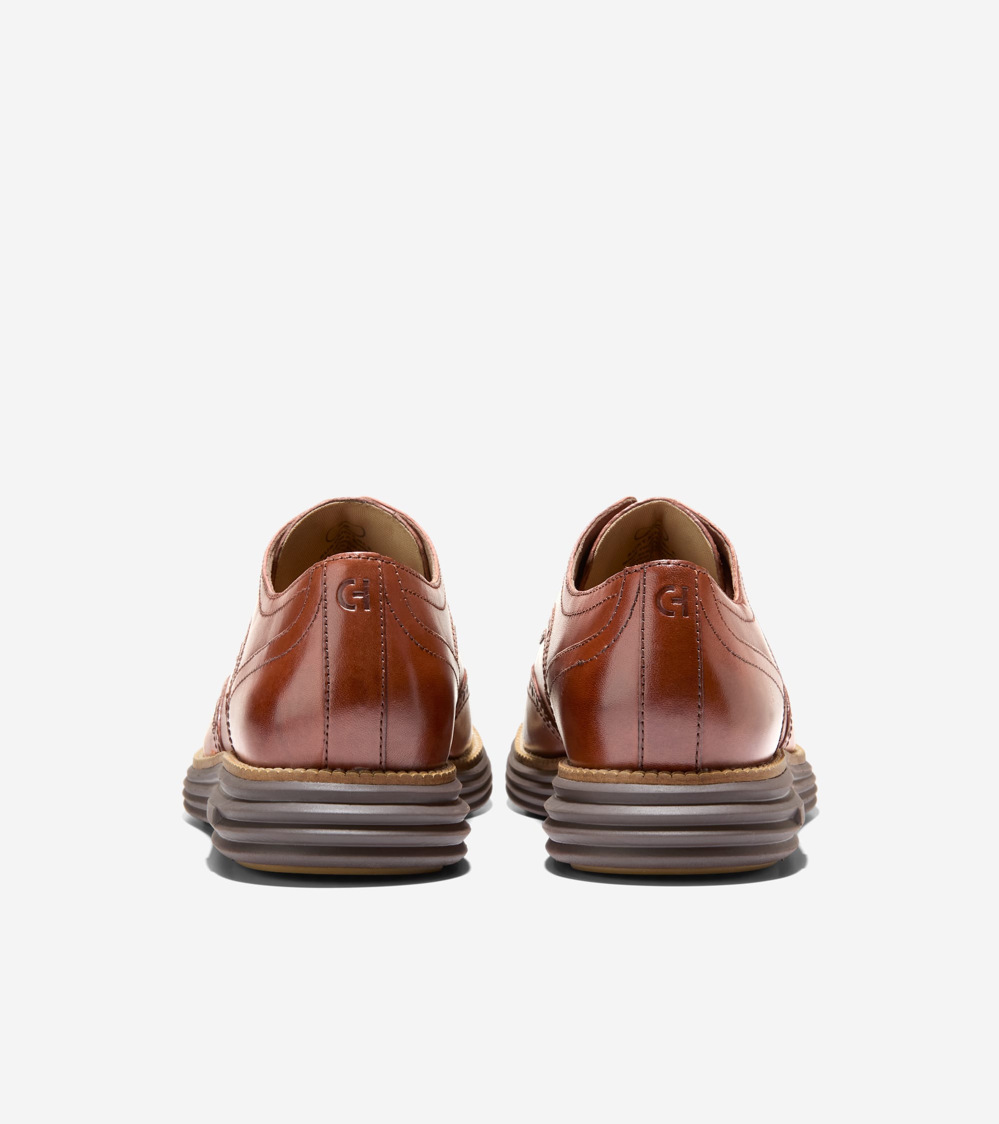 Men's ØriginalGrand Remastered Wingtip Oxfords in Brown | Cole Haan