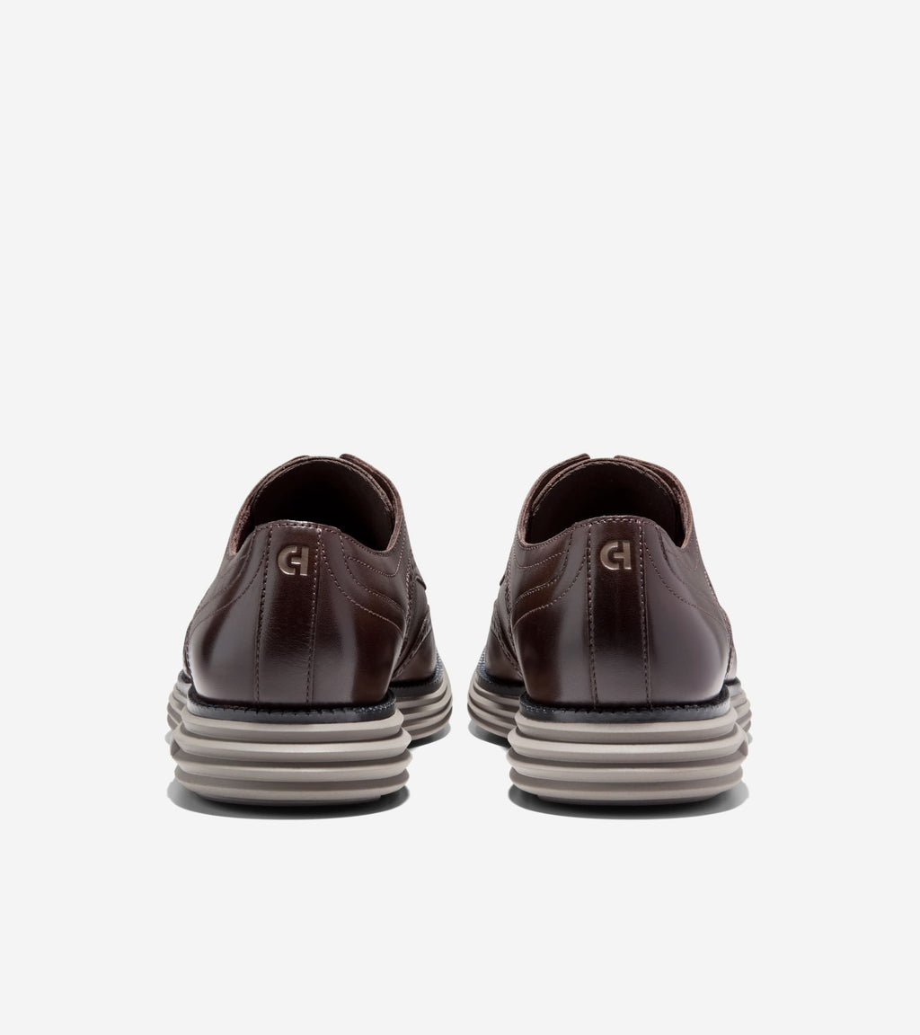 Men's ØriginalGrand Remastered Wingtip Oxfords-Dark Chocolate-Navy Blazer