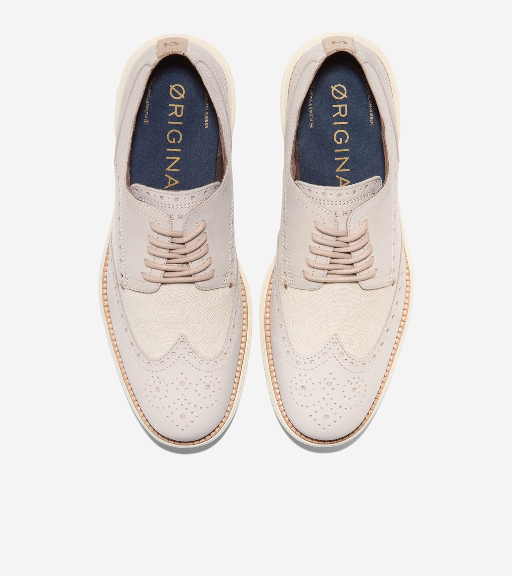 Men's ØriginalGrand Remastered Wingtip Oxfords-Natural-Ivory