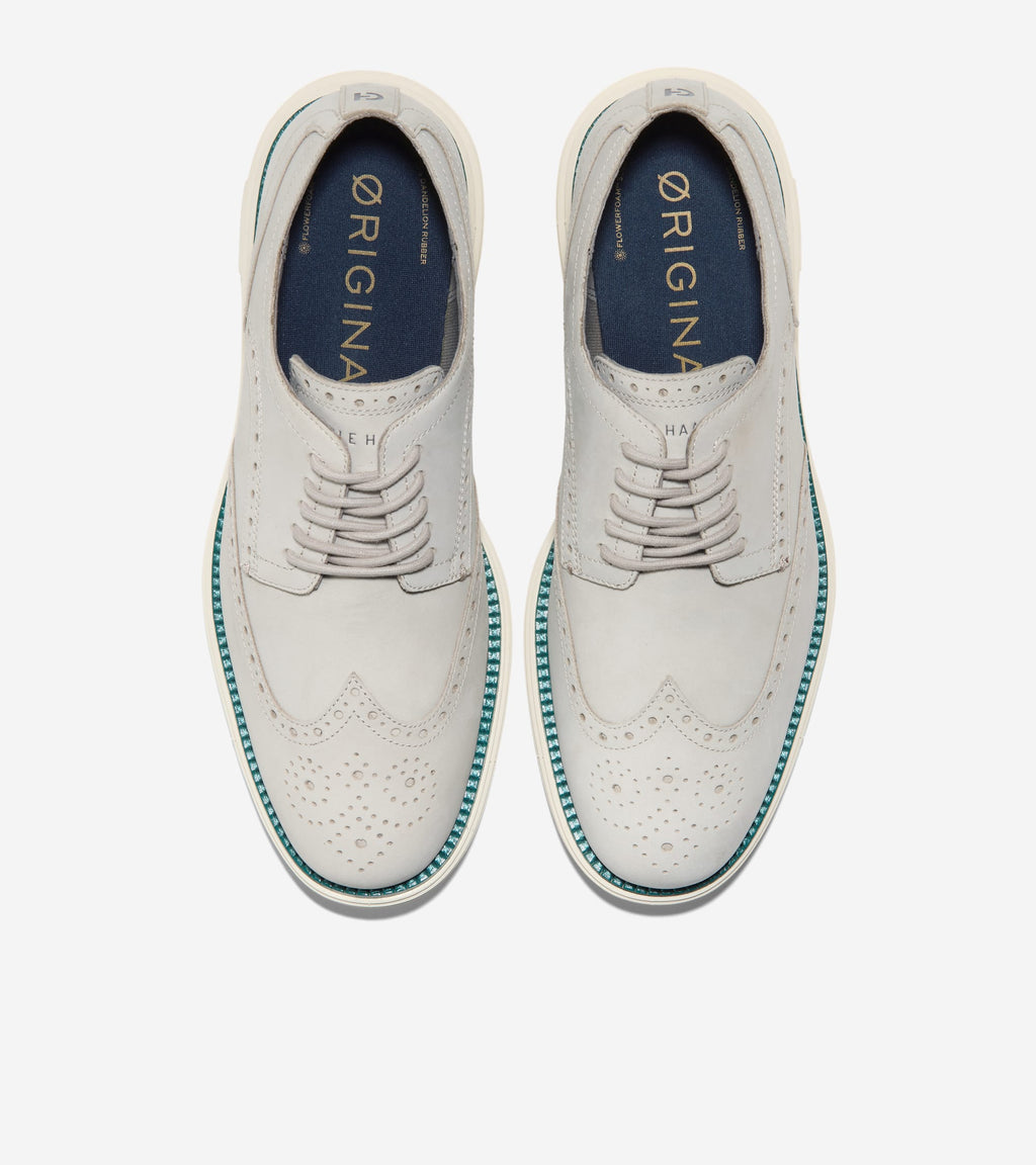 Men's ØriginalGrand Remastered Wingtip Oxfords-Dove-Mediterranea-Ivory
