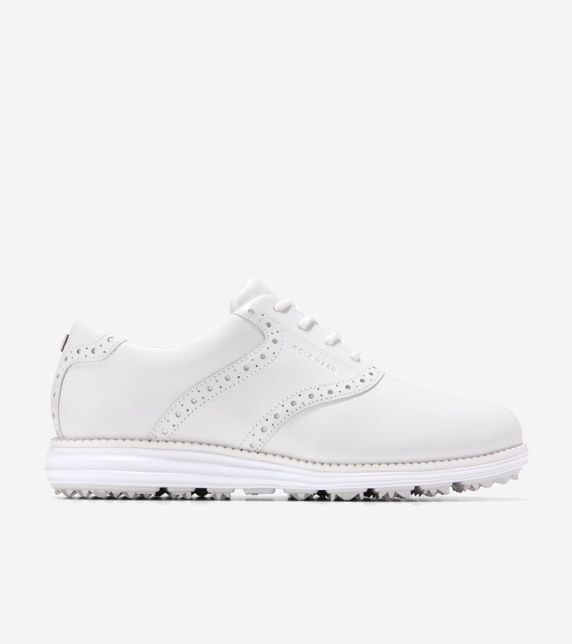 Women's ØriginalGrand Saddle Golf Shoes-Optic White-Glacier Gray