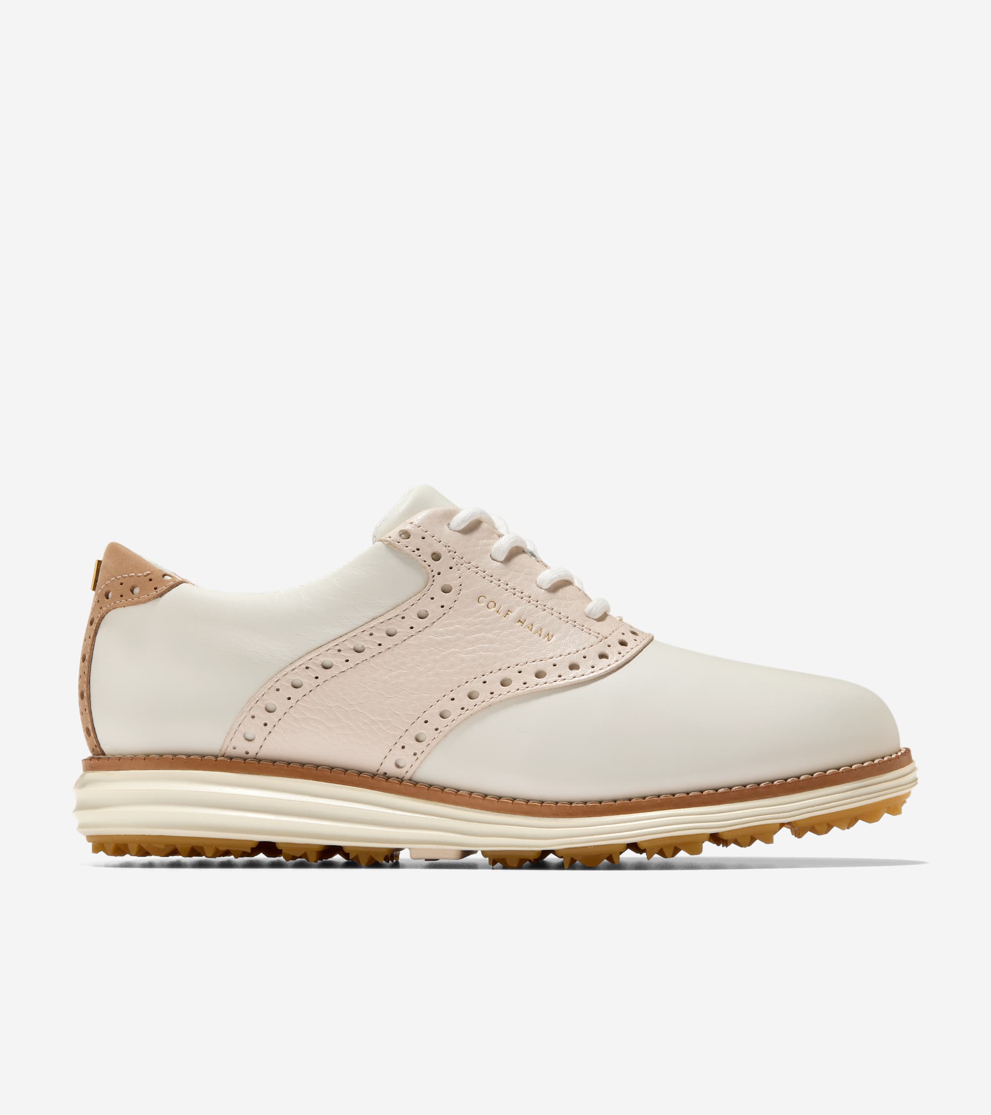 Women's ØriginalGrand Saddle Golf Shoes in White | Cole Haan