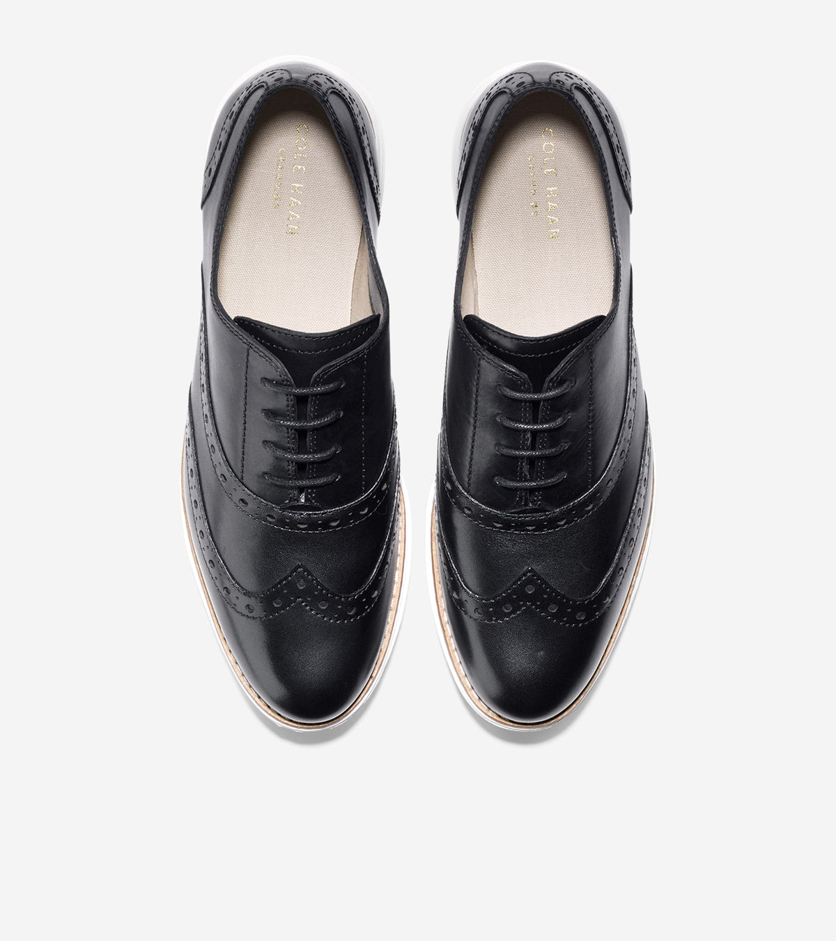 NWT Cole Haan Women\'s Original Grand Plain Oxford, Black-Size 5 Cole Haan Womens Original Grand Plain Leather Oxford Shoes  main image 2