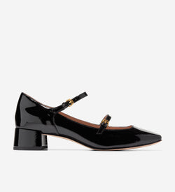 Women's Paxton Mary Jane Pumps-Black Patent Leather