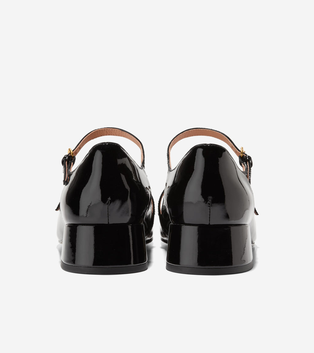 Women's Paxton Mary Jane Pumps-Black Patent Leather