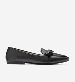 Women's Payson Soft Bow Loafers-Black