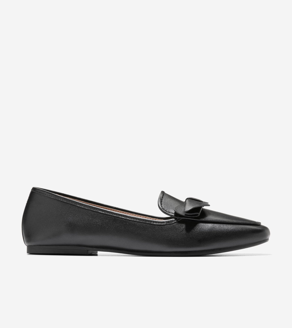 Women's Payson Soft Bow Loafers-Black
