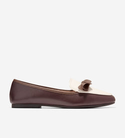 Women's Payson Soft Bow Loafers-Bloodstone-Fondue Fudge-Ivory