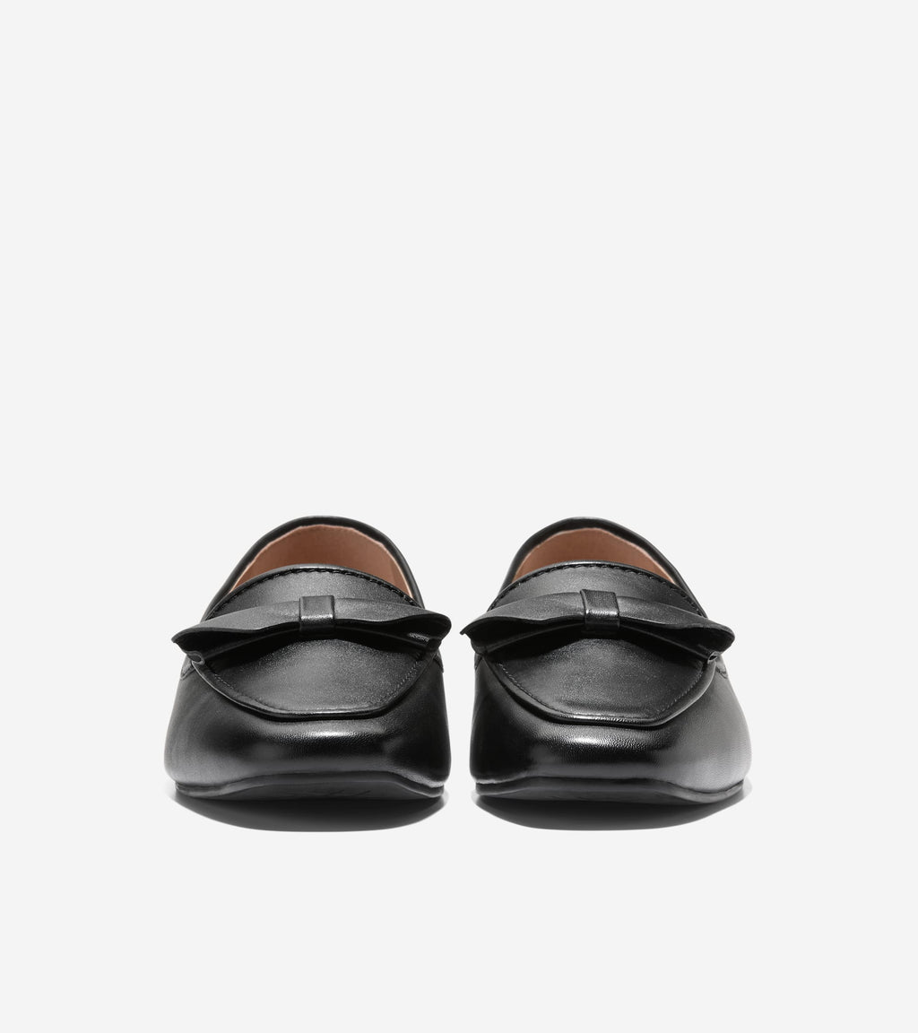 Women's Payson Soft Bow Loafers-Black